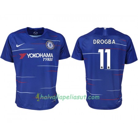 Jalkapallo Pelipaidat Chelsea DROGBA 11 Kotipaita 2018-2019 Lyhythihainen